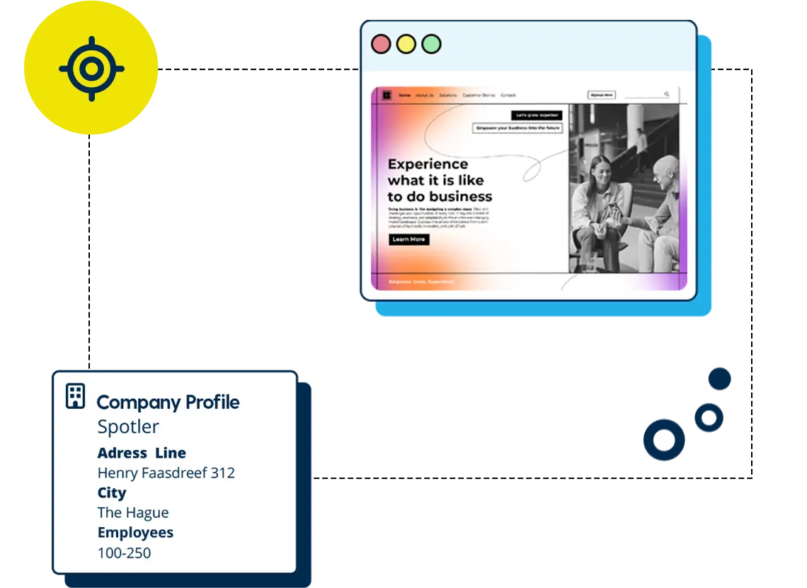 Turn website visitors into leads