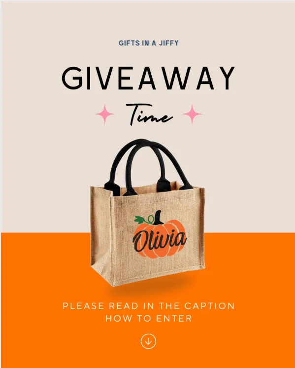 Gifts in a Jiffy example